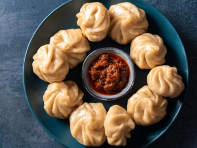 Veg Momos Stim -12 Pics