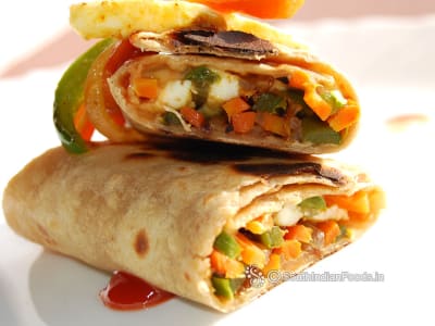 Paneer Roti Roll - 1 Pics