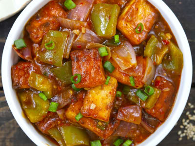 Paneer Chilli Gravy - Full