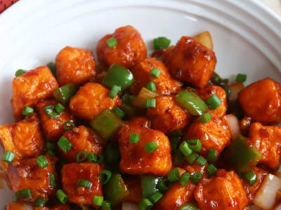 Paneer Chilli Dry - Half