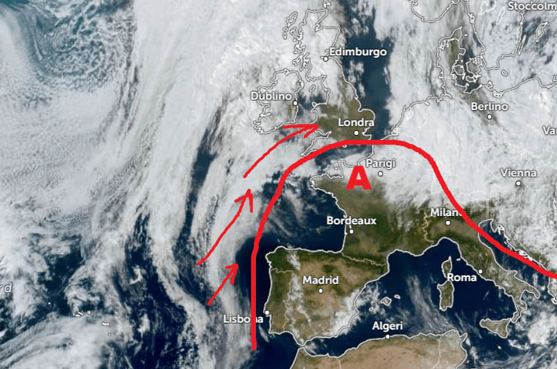 Previsione di Lunedì 6 Ottobre Ore 19.00