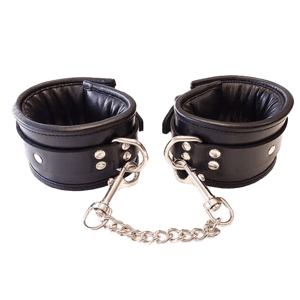 Leather Padded Ankle Cuffs