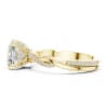 Cushion Cut Diamond Ring - Yellow Gold