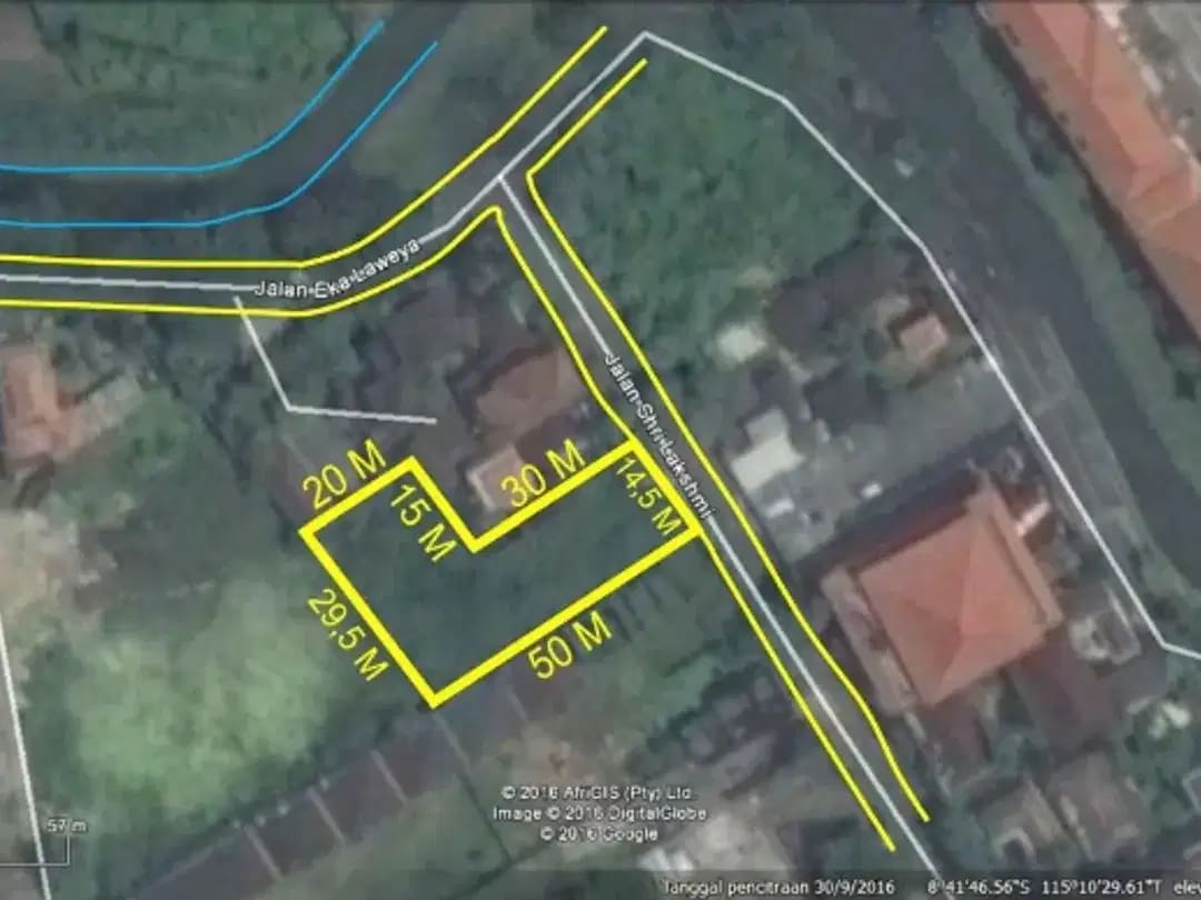 Tanah strategis cocok untuk Villa Shrie Lakshmi Sunset Road Kuta - Image 1 of 5