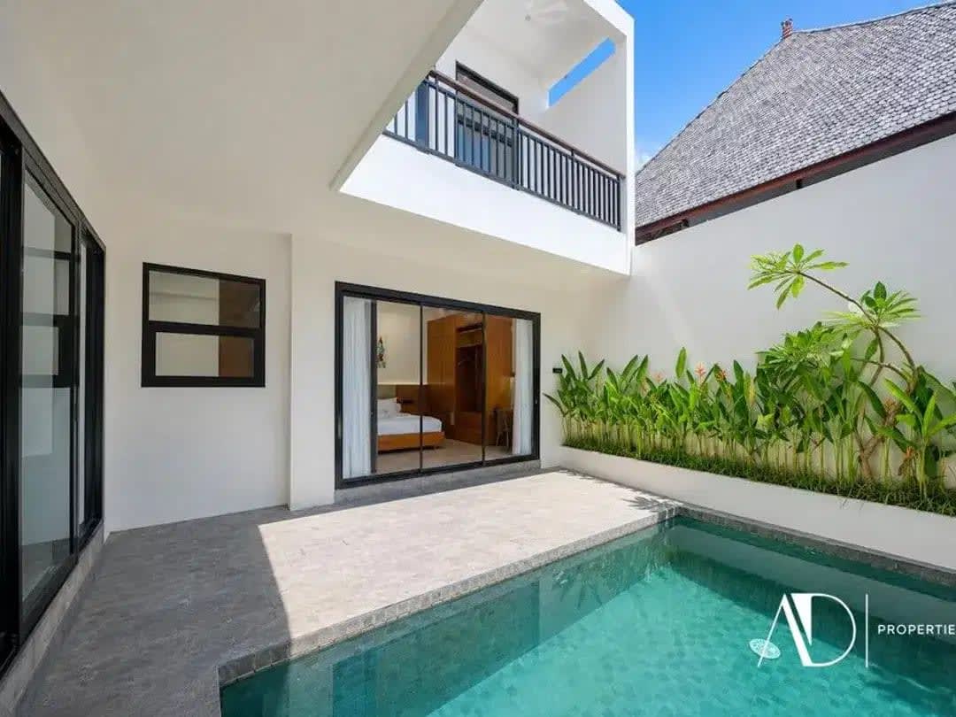 FREEHOLD | MODERN 3-BEDROOM VILLA WITH ROOFTOP RICE FIELD VIEWS - CANGGU - Image 1 of 10