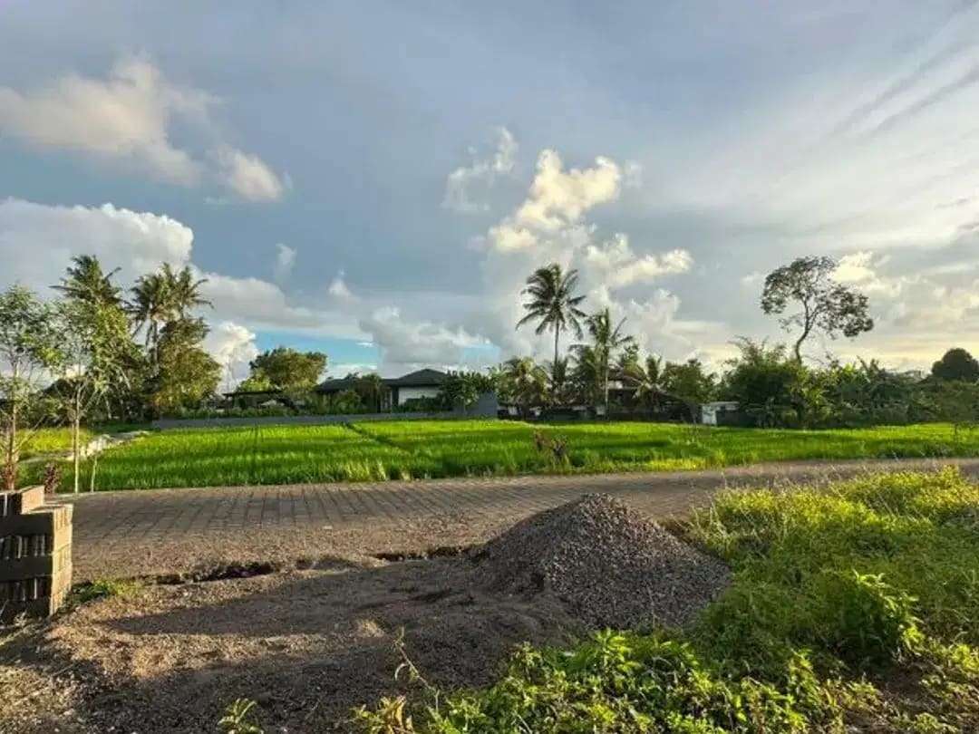 TANAH VIEW SAWAH DI RAYA TUNON SINGAKERTA UBUD GIANYAR - Image 1 of 6