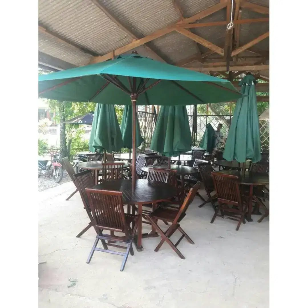 Kursi makan outdoor,payung jati,tenda waterporff,payung jati,kursi - Image 1 of 1
