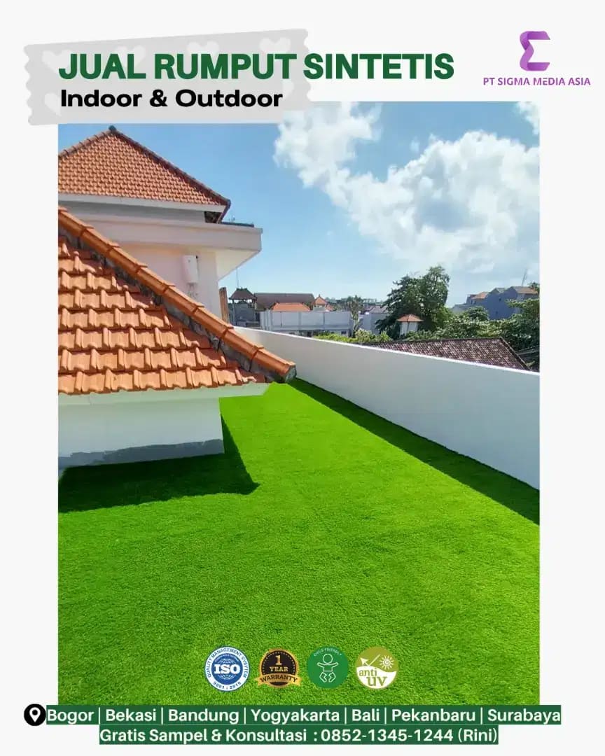 Jual Karpet Rumput Sintetis Buat Rooftop - Image 1 of 6