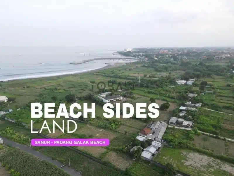 DISEWAKAN TANAH PREMIUM OCEAN VIEW DI PADANG GALAK BEACH - SANUR BALI - Image 1 of 7