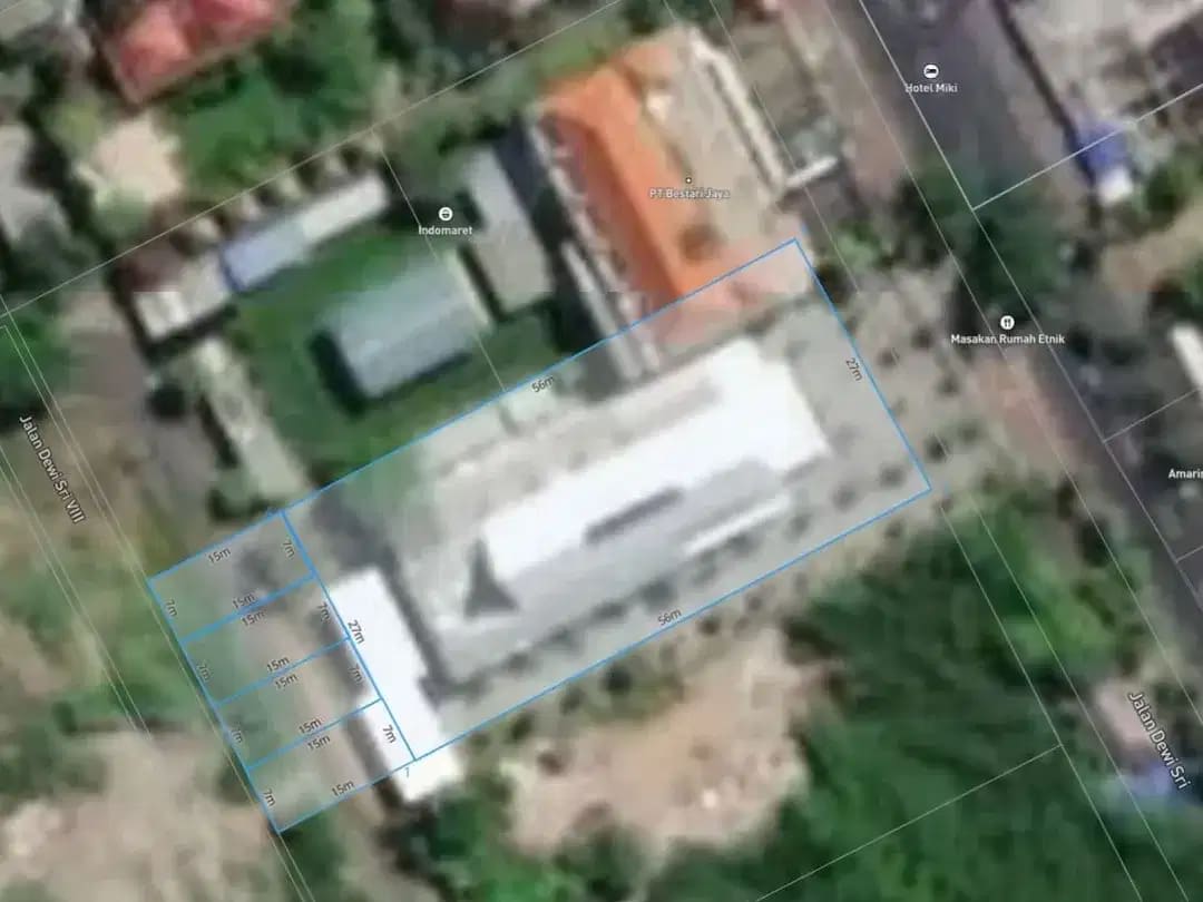Gedung Disewakan di Pinggir Jalan di Dewisri Kuta - Image 1 of 2