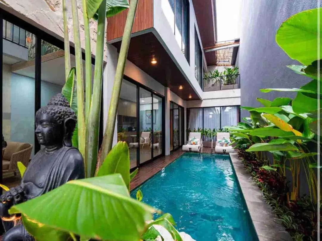 Jual atau Long Leas Villa 2lt Furnished Jl.Kemenuh Gianyar bisa untuk Investasi.Dv - Image 1 of 10