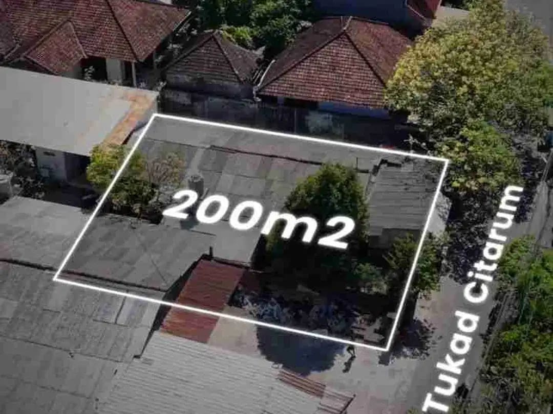Tanah Komersial Jalan Utama Tukad Citarum Renon Bisa Ambil 100m2 - Image 1 of 6