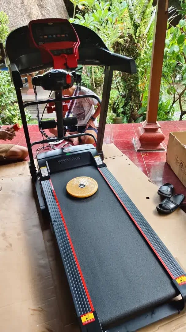 [ BISA COD ] Treadmil elektrik multifungsi+massage untuk max BB 120kg - Image 1 of 3