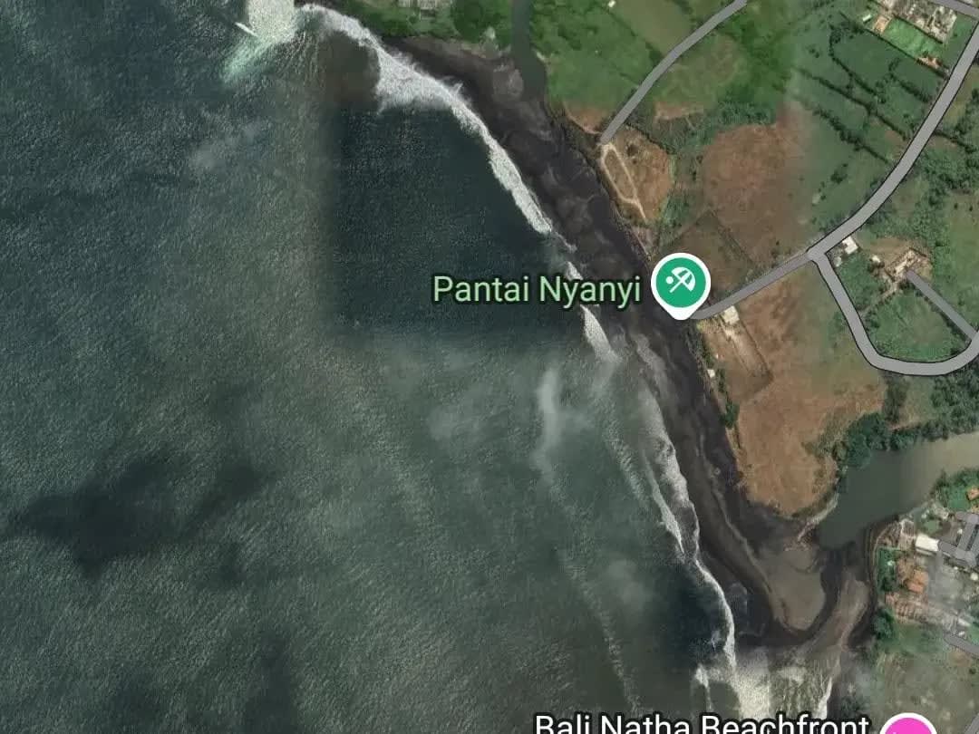 DIJUAL TANAH MURAH DI PANTAI NYANYI DEKAT LUNA BEACH CLUB - Image 1 of 7