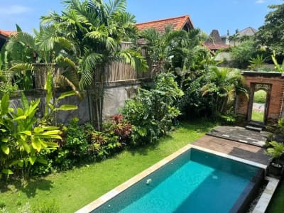 Disewakan villa cantik dengan lokasi strategis di kawasan Banjar Canggu, Kuta Utara – Bali. Cocok untuk tempat tinggal maupun investasi rental villa. - Thumbnail 1