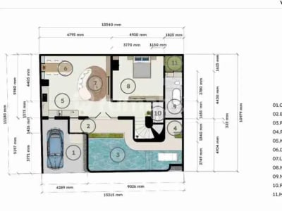 Villa Modern Tropis Buduk Mengwi Bali - Thumbnail 2