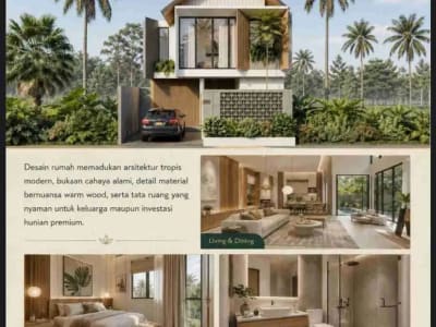 Rumah Baru Modern dalam Komplek Ekslusif di Denpasar Selatan, dekat K.E.K Kura2 dan Tol - Thumbnail 3