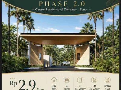 Rumah Baru Modern dalam Komplek Ekslusif di Denpasar Selatan, dekat K.E.K Kura2 dan Tol - Thumbnail 2