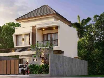 RUMAH IDAMAN DI KAWASAN SEDAP MALAM , DEKAT SANUR MAUPUN RENON DGN VIEW SAWAH - Thumbnail 2