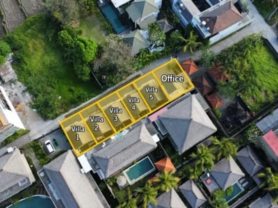 5 VILLA &amp; 1 OFFICE DI KOMPLEK LOD TUNDUH UBUD GIANYAR DEKAT RS - Thumbnail 4