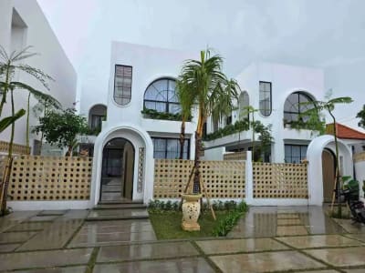 Villa Baru bergaya santorini dijual di Canggu Kuta utara Bali - Thumbnail 1