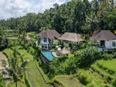DIJUAL VILLA DENGAN 7 KAMAR TIDUR DI KELUSA, UBUD - Thumbnail 1