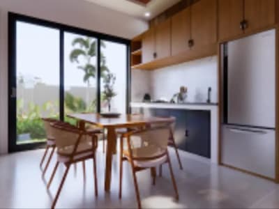 Jual Rumah konsep Modern Tropical Open Space di dekat Taman Lumintang Denpasar - Thumbnail 6