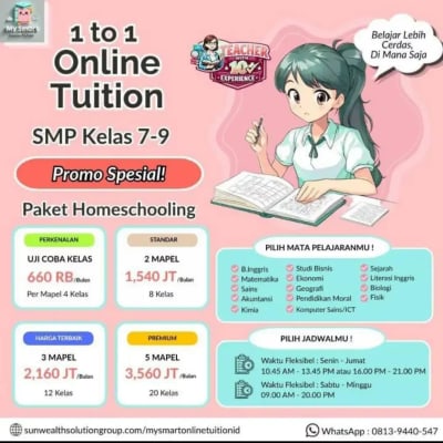 Les Online Privat Murah SD SMP SMA | Mapel Lengkap - Thumbnail 3