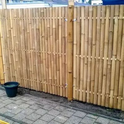 pagar bambu utuh - Thumbnail 1