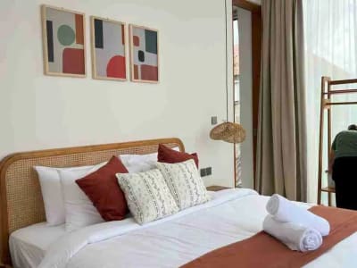 Modern minimalist 3 Bedroom Villa, Furnished, Strategic Location at Canggu Area, Near to the Beach - Thumbnail 9
