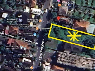 Tanah dijual di jalan raya utama Ubud SHM - Thumbnail 3