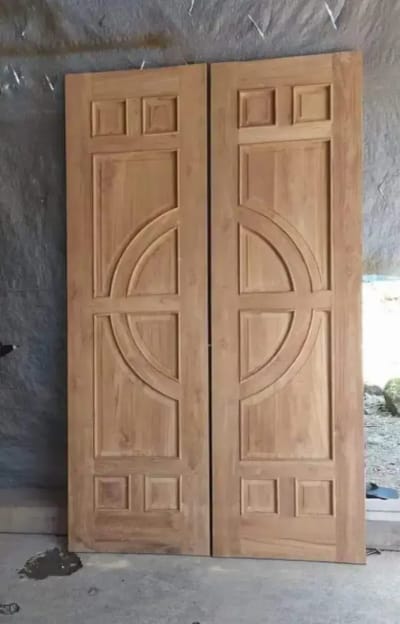 Pintu kusen bahan kayu jati - Thumbnail 1
