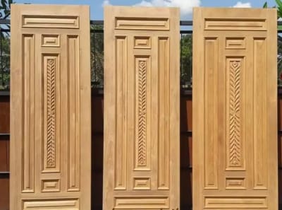 Pintu kusen bahan kayu jati - Thumbnail 7
