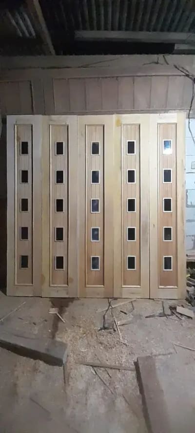 Pintu kusen bahan kayu jati - Thumbnail 3