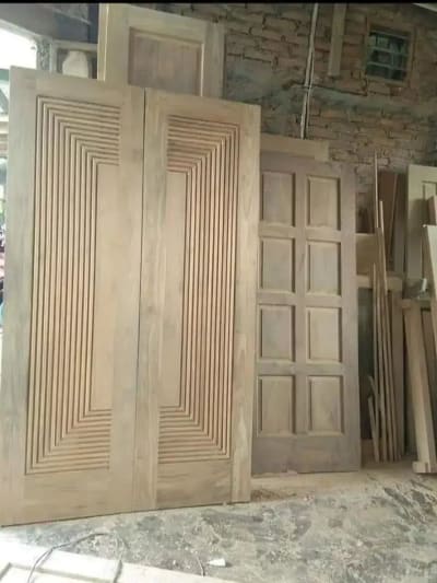 Pintu kusen bahan kayu jati - Thumbnail 9