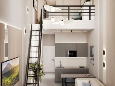Loft S Apartment With 55-Year Leasehold In Prime Ubud Location - Thumbnail 3