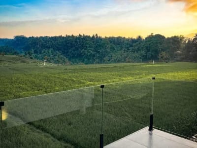 Luxury Rice Field View Villa - 3Br Ensuite - Private Pool - Thumbnail 4