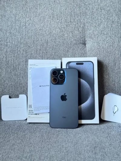 iPhone 15 Pro Max 512GB iBox Rare Unit Fullset Original - Thumbnail 1