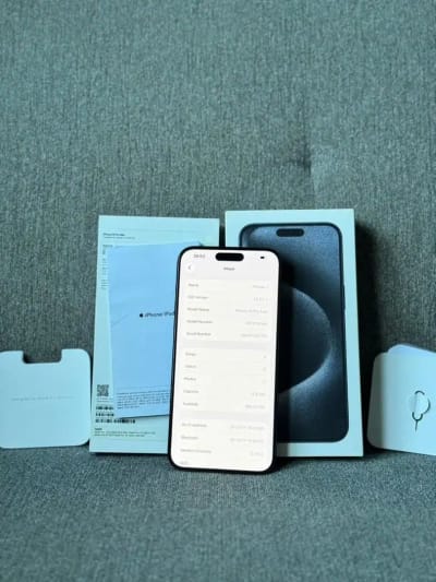 iPhone 15 Pro Max 512GB iBox Rare Unit Fullset Original - Thumbnail 3