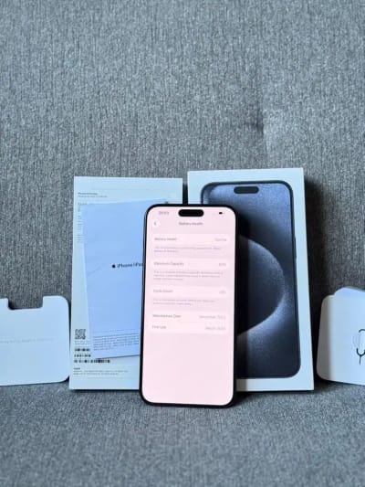 iPhone 15 Pro Max 512GB iBox Rare Unit Fullset Original - Thumbnail 2