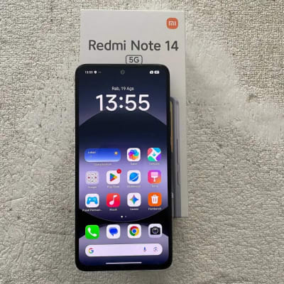 Redmi Note 14 5G Warna Midnight Black 12/512GB - Thumbnail 1