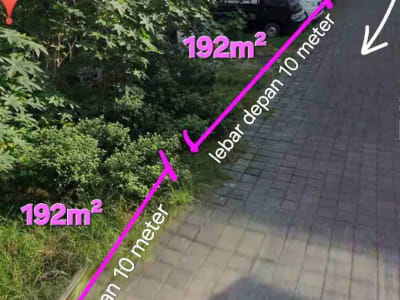 Jual tanah 192m2 x 2 di perumahan PURI TAMAN jln GUNUNG SOPUTAN area TEUKU UMAR BARAT padang sambian Denpasar Bali - Thumbnail 6