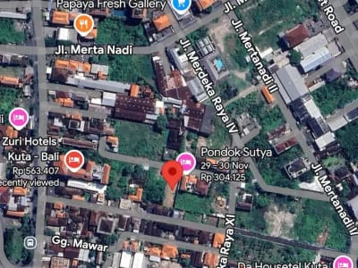 Tanah 3are di Merdeka Raya Kuta dekat Sunset Road Bandara Legian Seminyak - Thumbnail 5