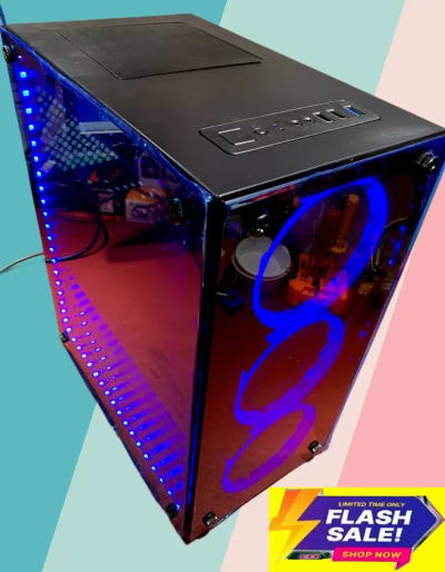 PC-GA-B85M-D3V,Intel-i3-4130-3.4GHz,16Gb DDR3,120Gb SSD-Win 10-hdd 2Tb - Thumbnail 2