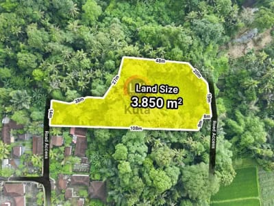 Prime Riverside Land In Mambal, Abiansemal, Quiet Area, Close To Central Ubud, Suitable For Villa - Thumbnail 5