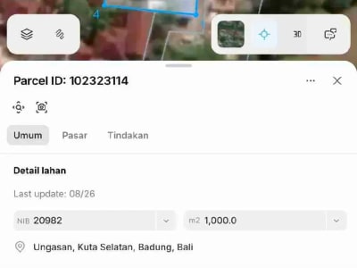 DIJUAL CEPAT — TANAH MURAH &amp; STRATEGIS JALAN UTAMA JIMBARAN ULUWATU - Thumbnail 4