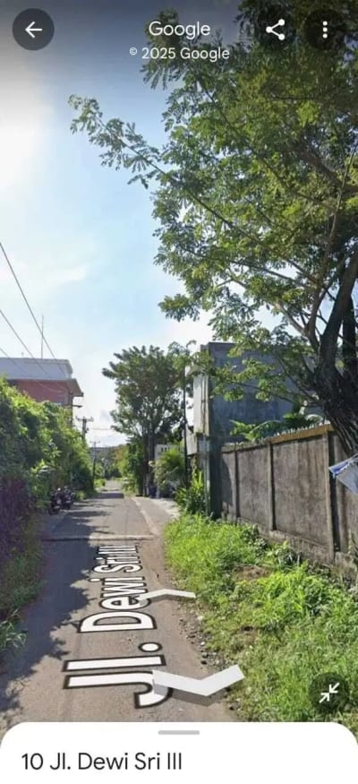 Tanah Strategis Lingkungan Villa Mewah di Dewi Sri Kuta Bali - Thumbnail 3