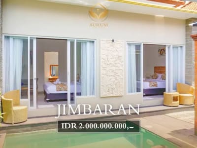 FOR SALE – Modern 2BR Private Villa Near GWK, Balangan &amp; Jimbaran Beach - Thumbnail 1