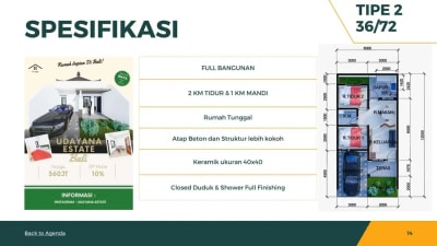 Rumah Bali 280 jutaan bisa KPR cicilan 1jt-an SHM siap huni - Thumbnail 2