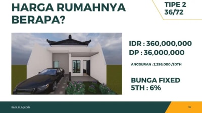 Rumah Bali 280 jutaan bisa KPR cicilan 1jt-an SHM siap huni - Thumbnail 1